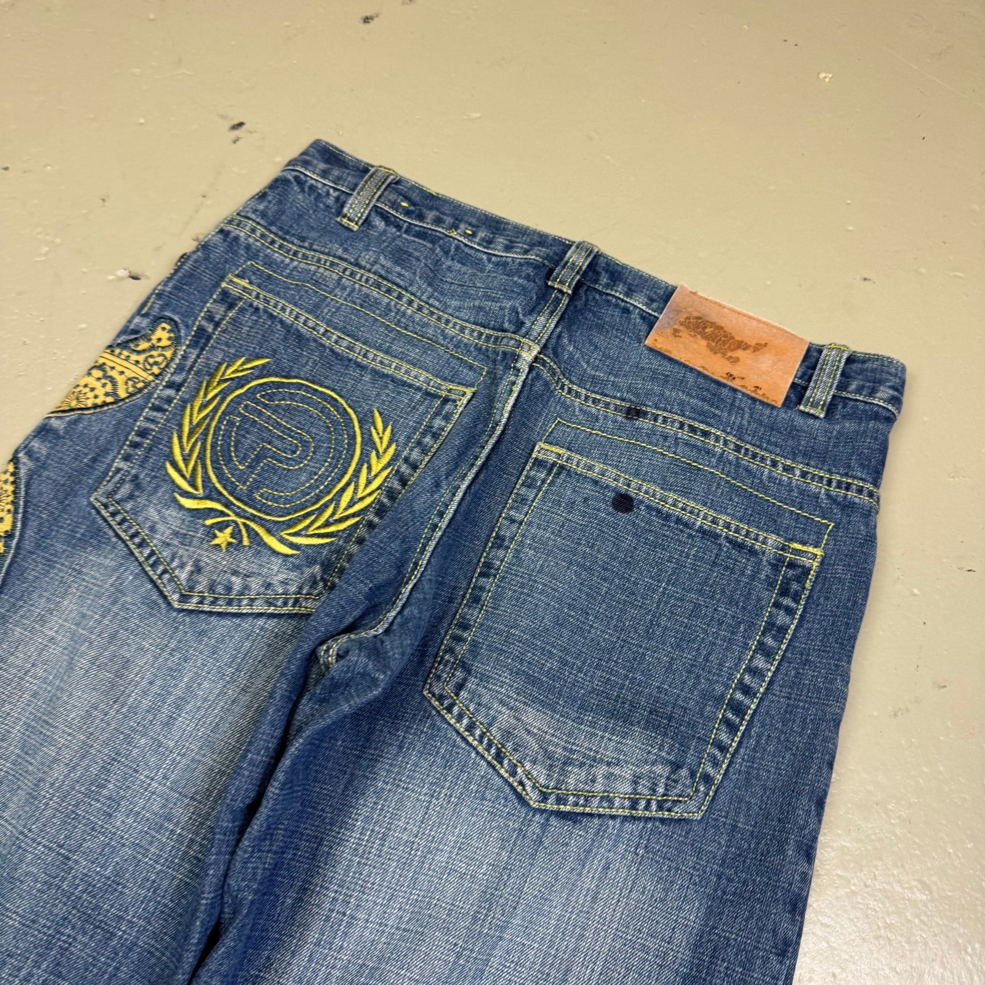 2000’s P.Miller Hip Hop Baggy Jeans *very rare 32x32 - Lennys Vintage