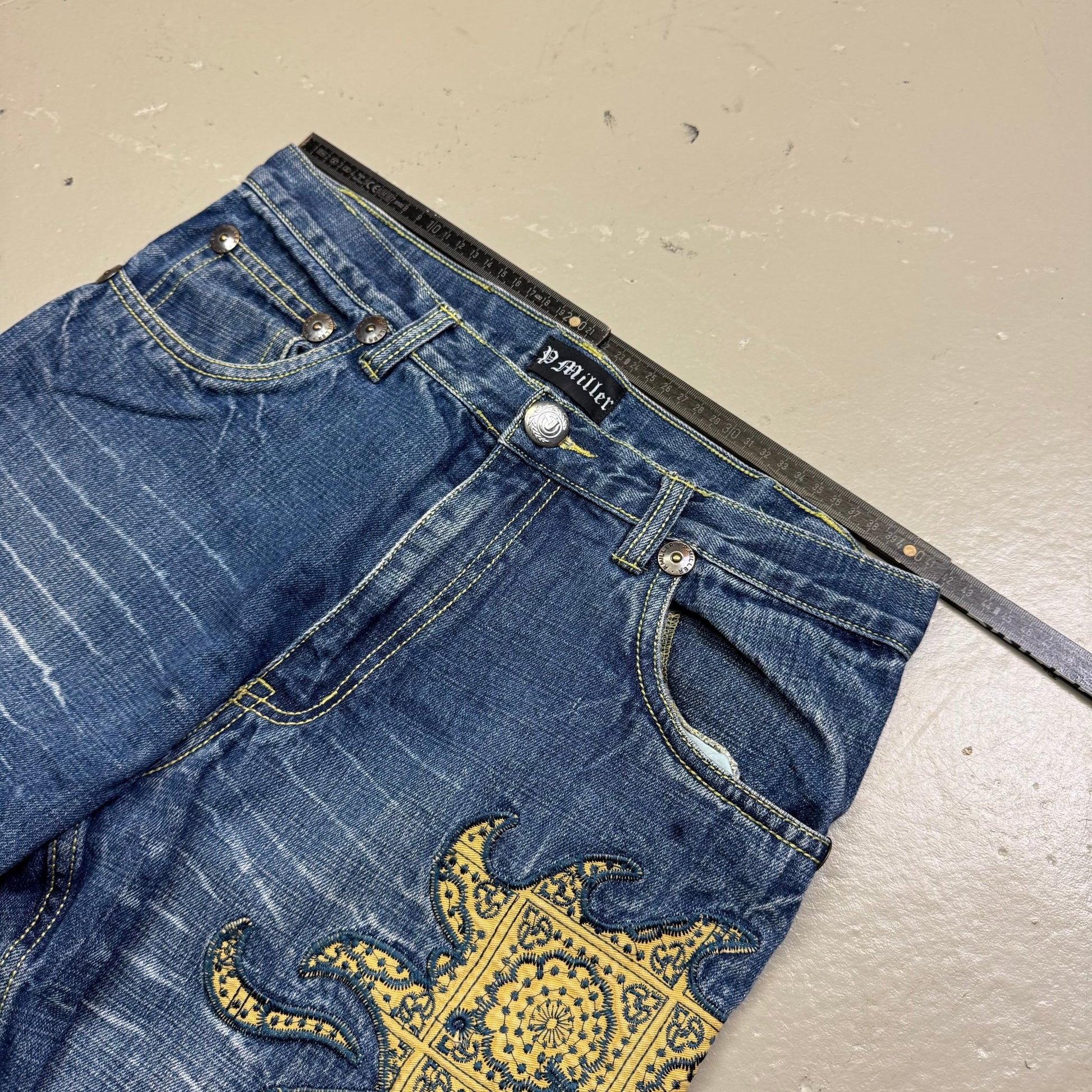 2000’s P.Miller Hip Hop Baggy Jeans *very rare 32x32 - Lennys Vintage