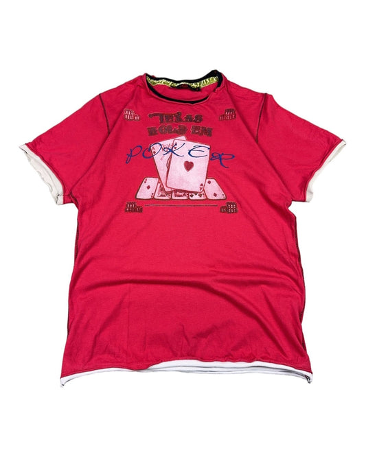 2000's Poker T-shirt *rare (M) - Lennys Vintage