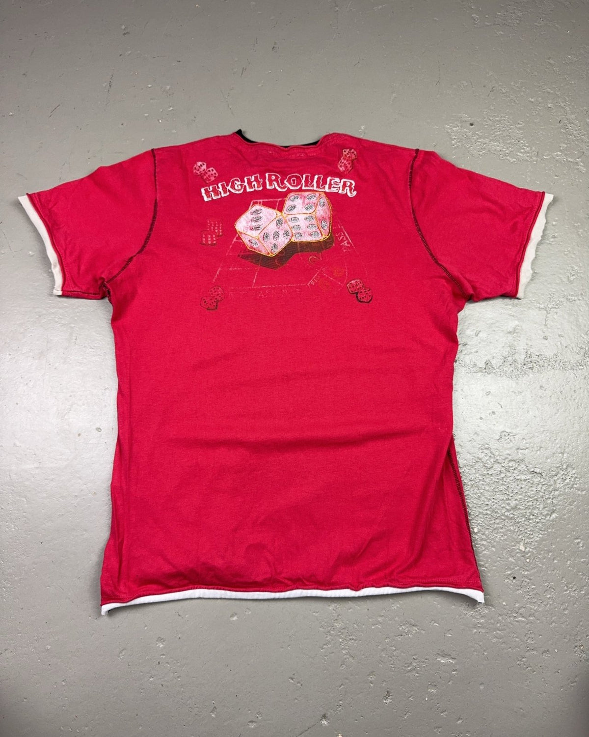 2000's Poker T-shirt *rare (M) - Lennys Vintage