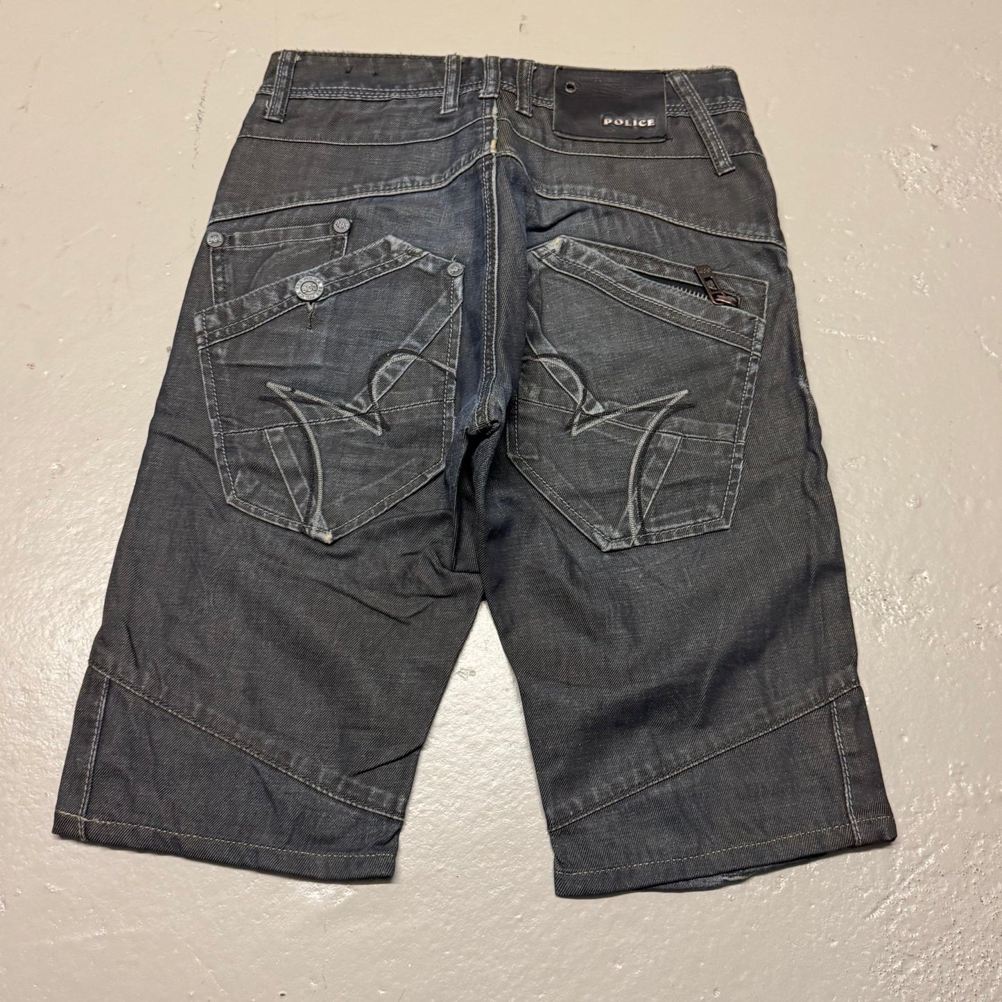 2000‘s Police Shorts (W28) - Lennys Vintage