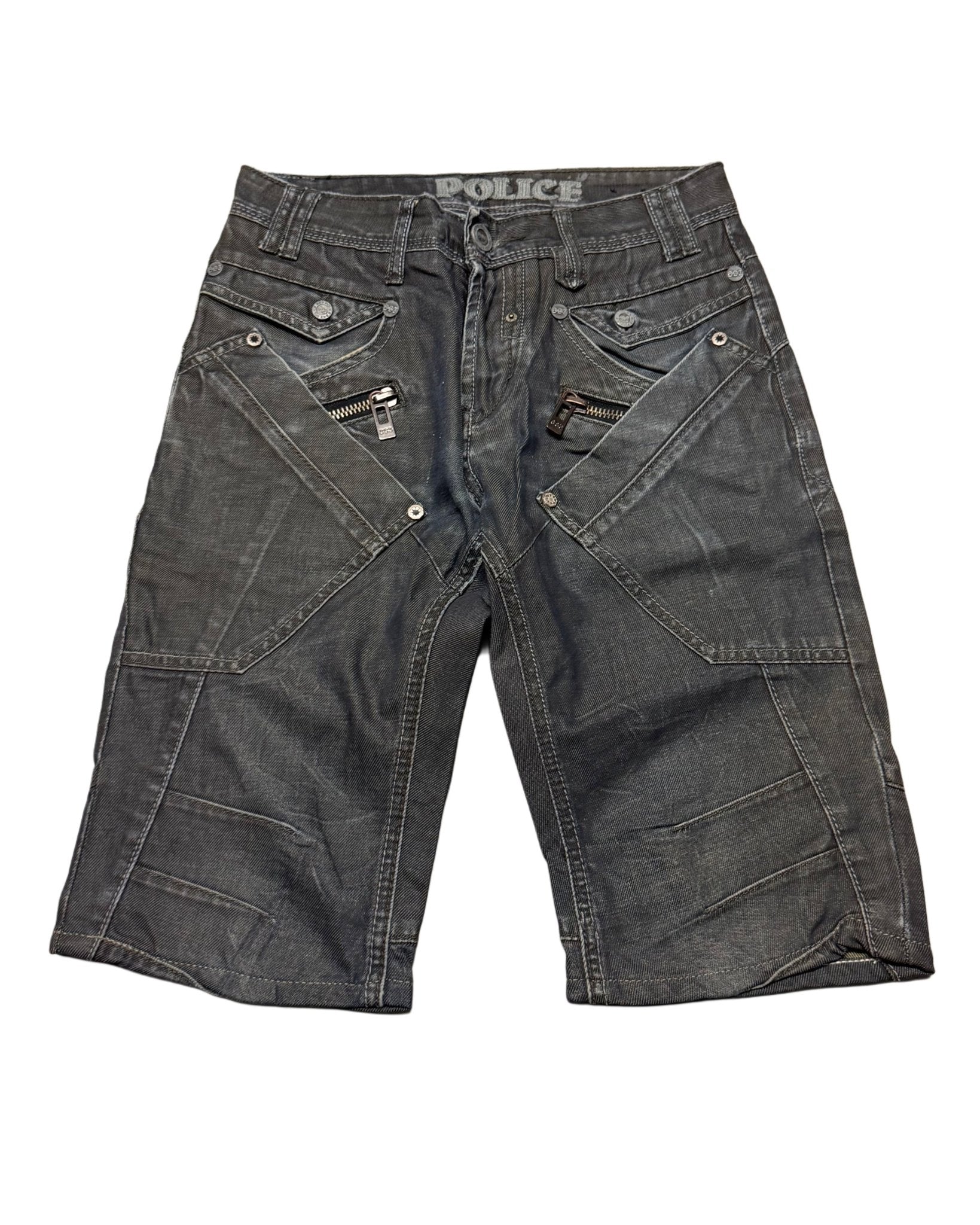 2000‘s Police Shorts (W28) - Lennys Vintage