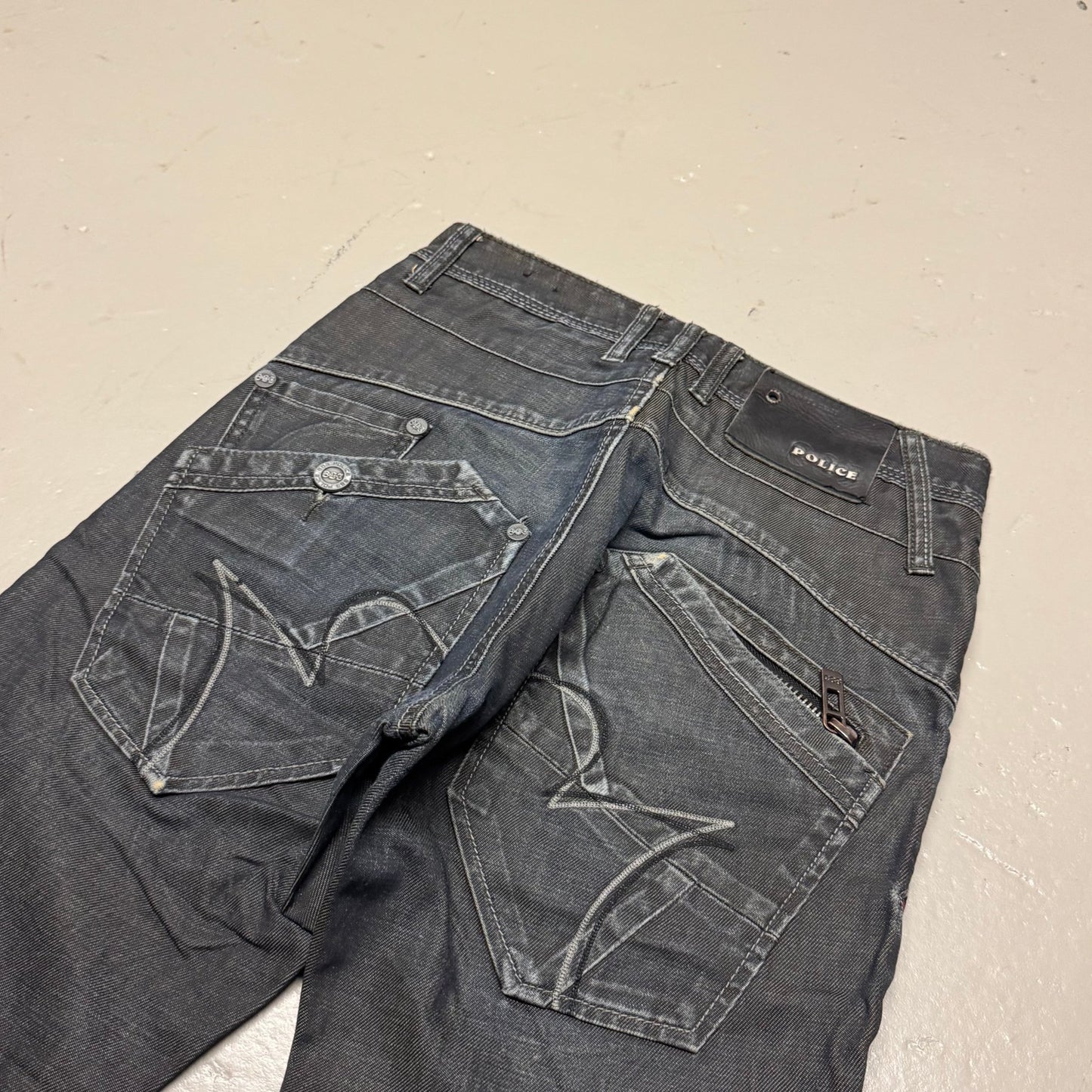 2000‘s Police Shorts (W28) - Lennys Vintage