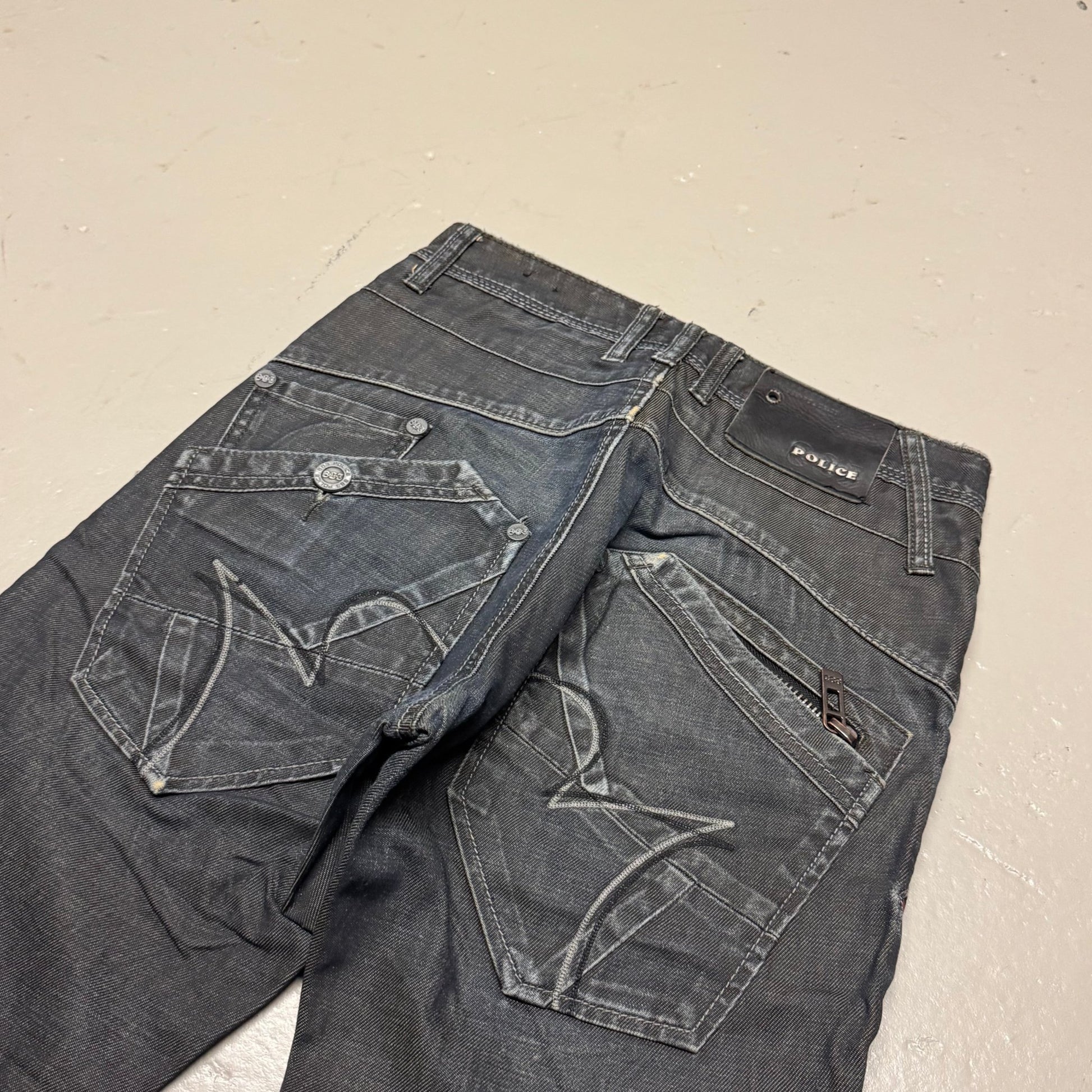 2000‘s Police Shorts (W28) - Lennys Vintage