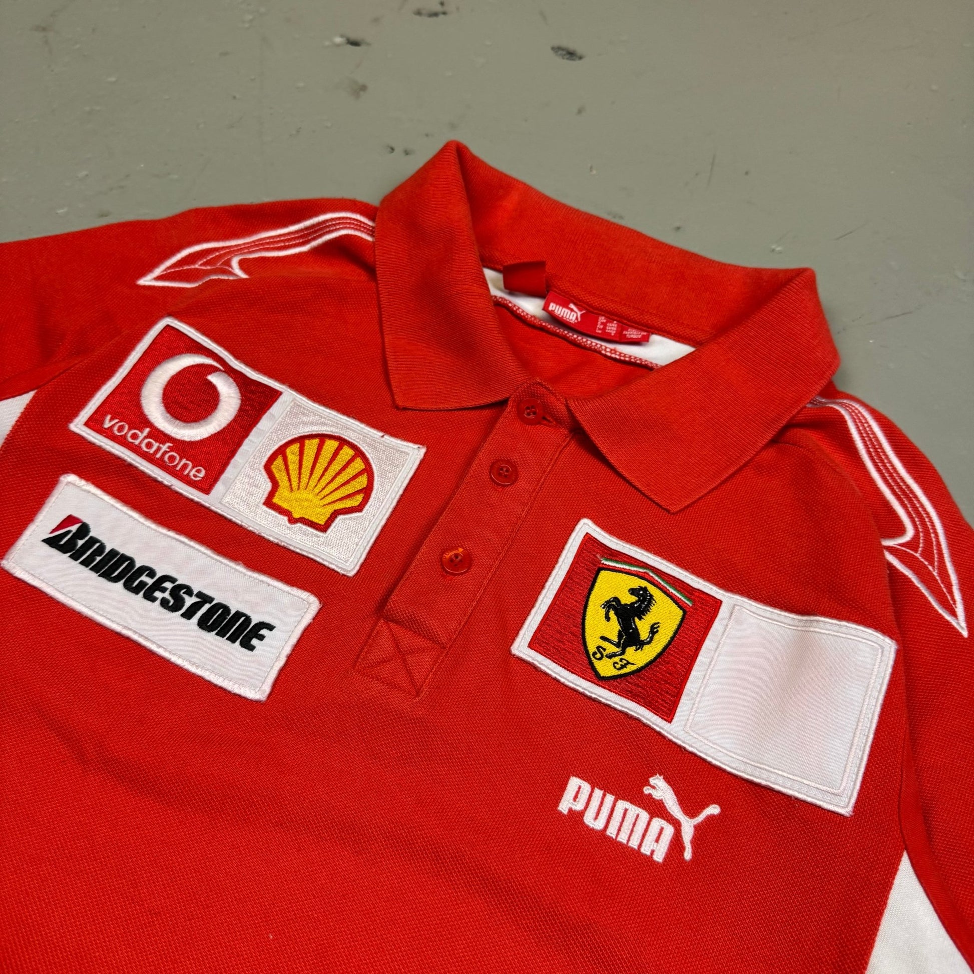 2000‘s Puma Ferrari Polo Shirt *rare (S) - Lennys Vintage