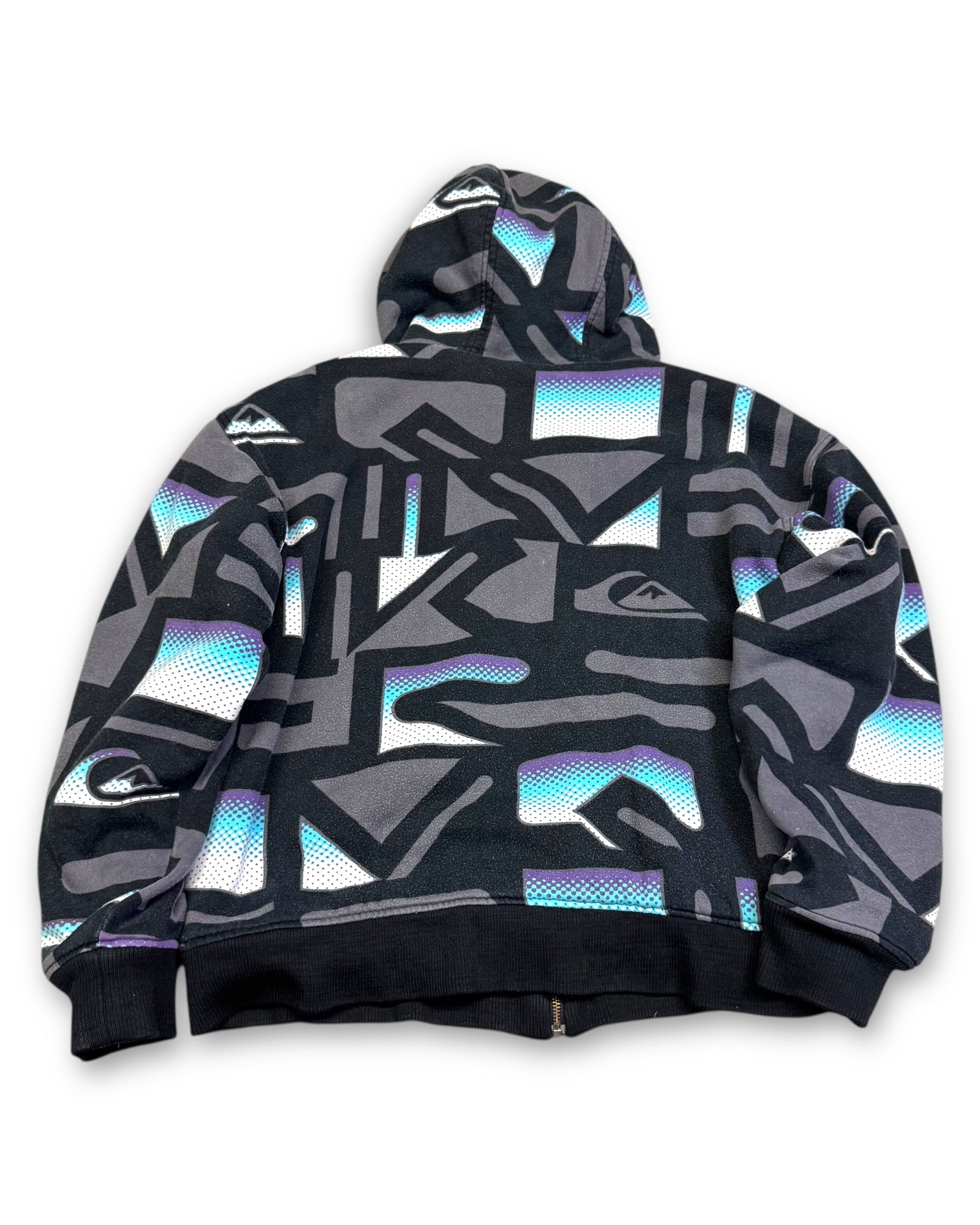 2000’s Quiksilver Padded Zip Hoodie *very rare (XL) - Lennys Vintage