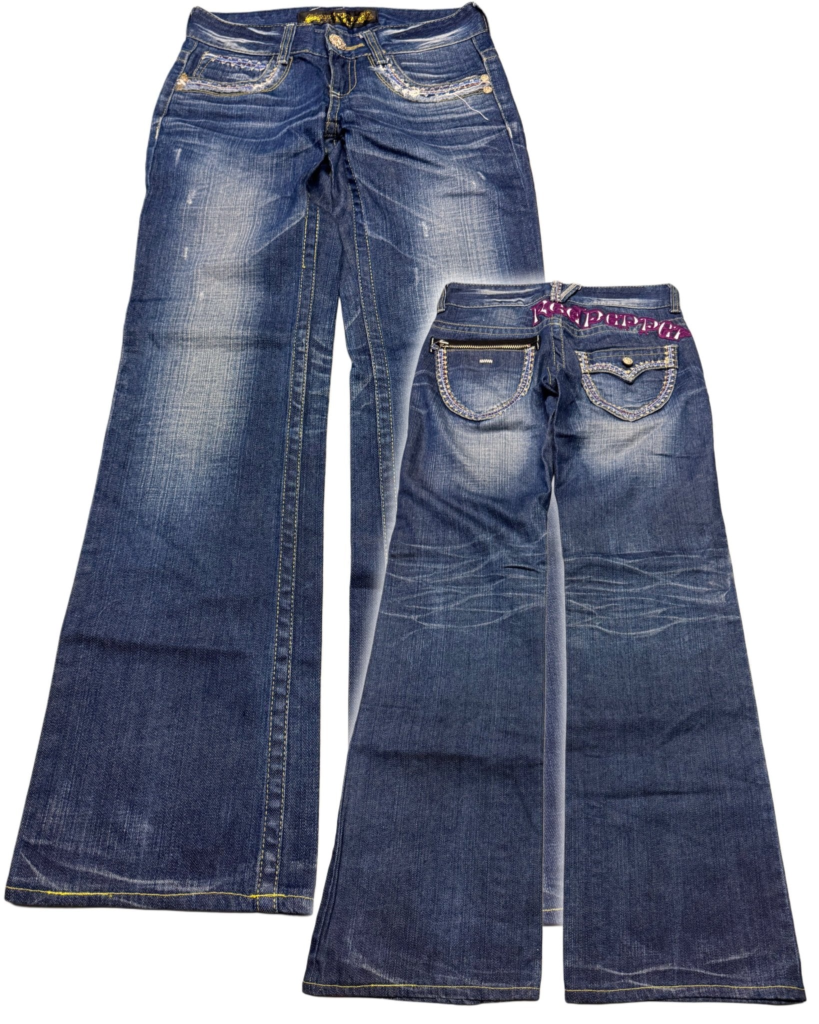 2000‘s Red Pepper Japanese Vintage Bootcut Jeans Women‘s *selten 26x30 - Lennys Vintage