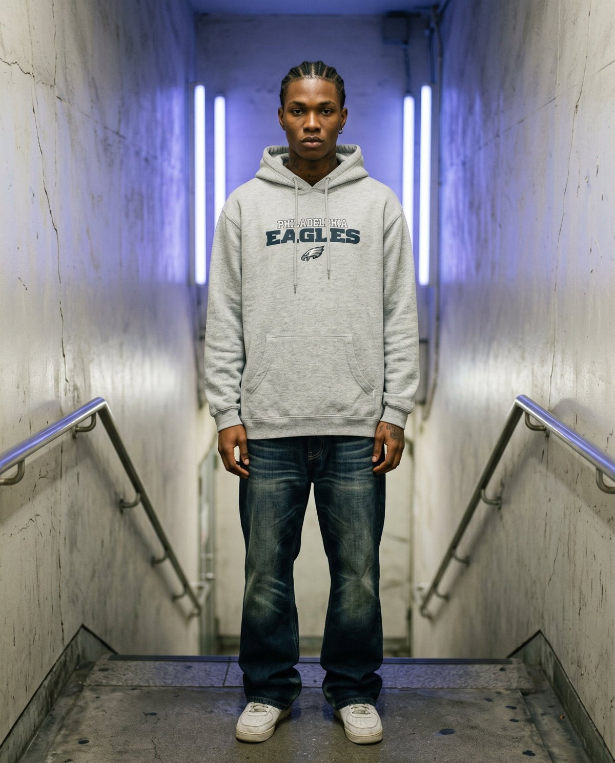 2000's Reebok Eagles Hoodie * (M) - Lennys Vintage