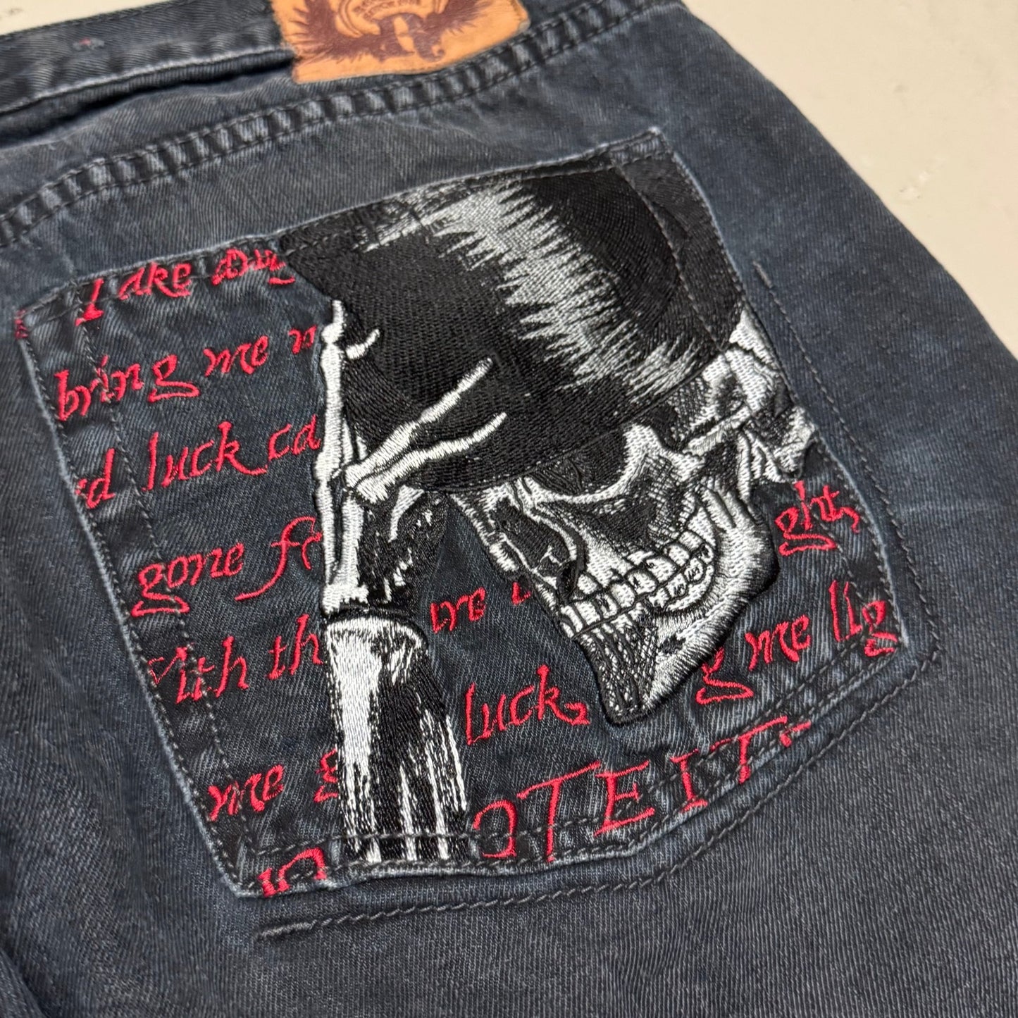 2000‘s Request Baggy Jeans *rare 42x34 - Lennys Vintage