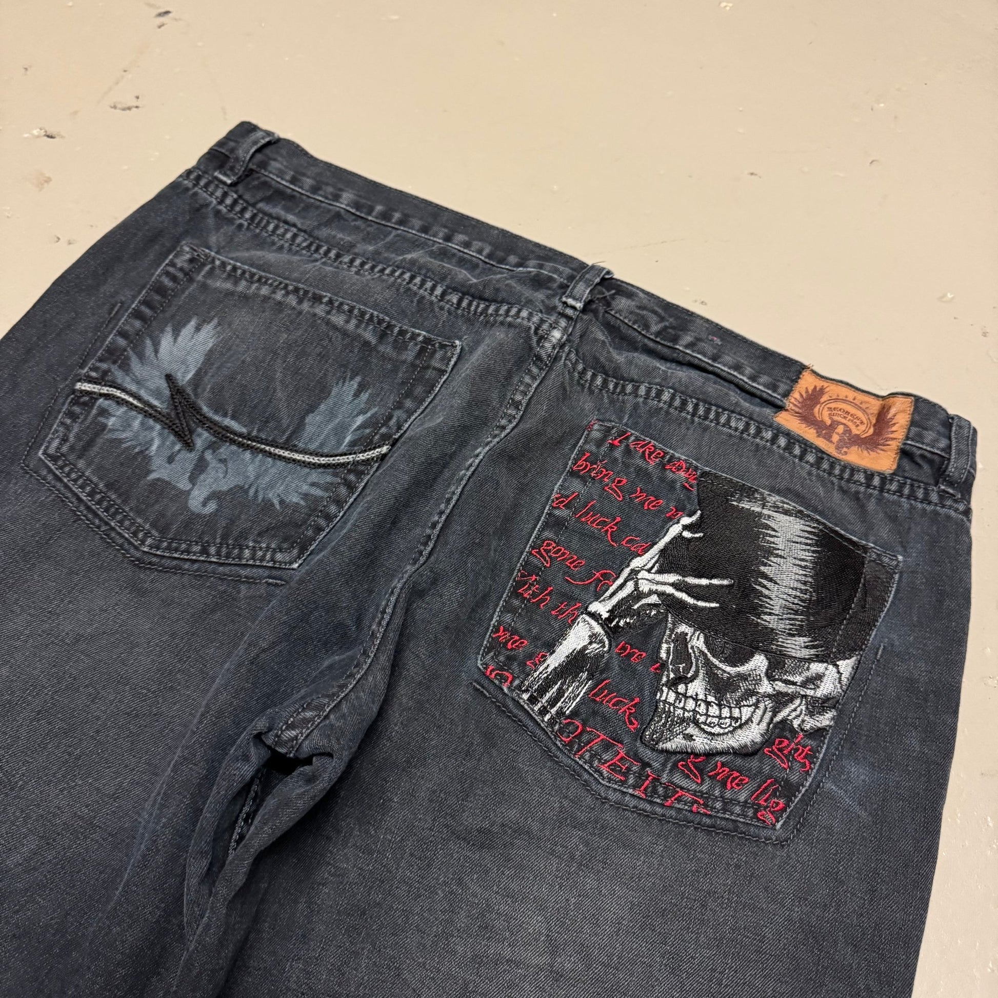 2000‘s Request Baggy Jeans *rare 42x34 - Lennys Vintage