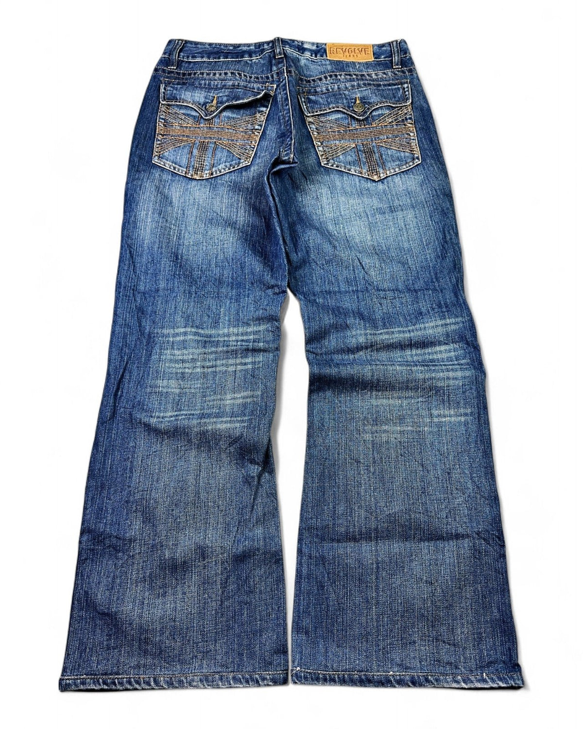 2000's Revolve Jeans Hip Hop Baggy/Bootcut Jeans *rare 34x32 (L) - Lennys Vintage