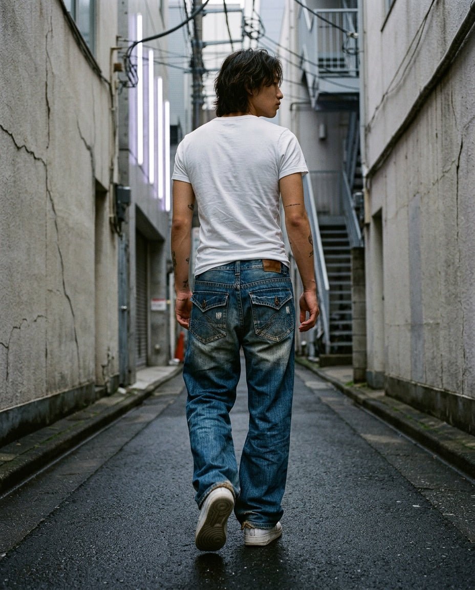 2000's Rieton Korean Archive Baggy Jeans *rare 34x30 (L) - Lennys Vintage