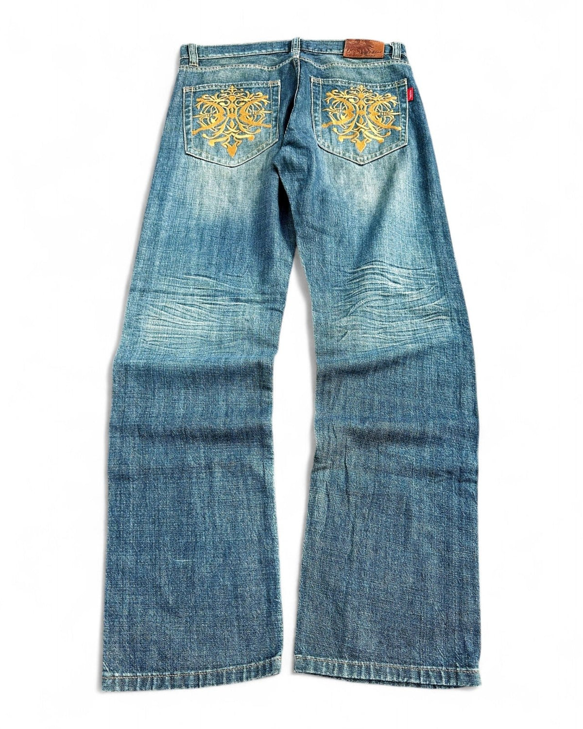 2000's Rifle Jeans Straight/Baggy Jeans *rare 34x32 (L) - Lennys Vintage