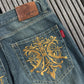 2000's Rifle Jeans Straight/Baggy Jeans *rare 34x32 (L) - Lennys Vintage