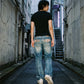 2000's Rna Inc. Japanese Archive Straight/Bootcut Jeans *very rare 33x32 (M) - Lennys Vintage