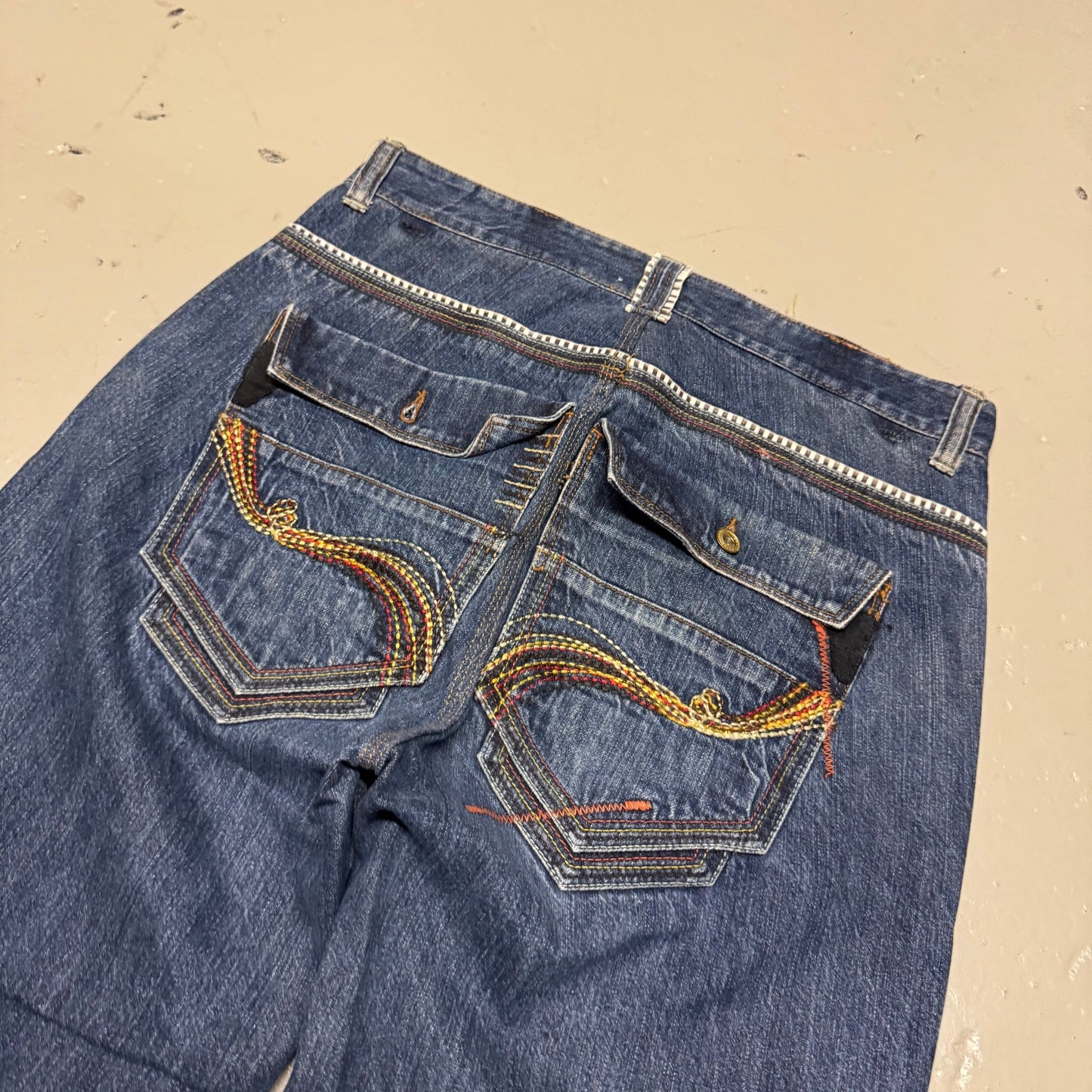 2000‘s Rocawear Hip Hop Baggy Jeans Vintage/Y2K *rare 32x34 - Lennys Vintage