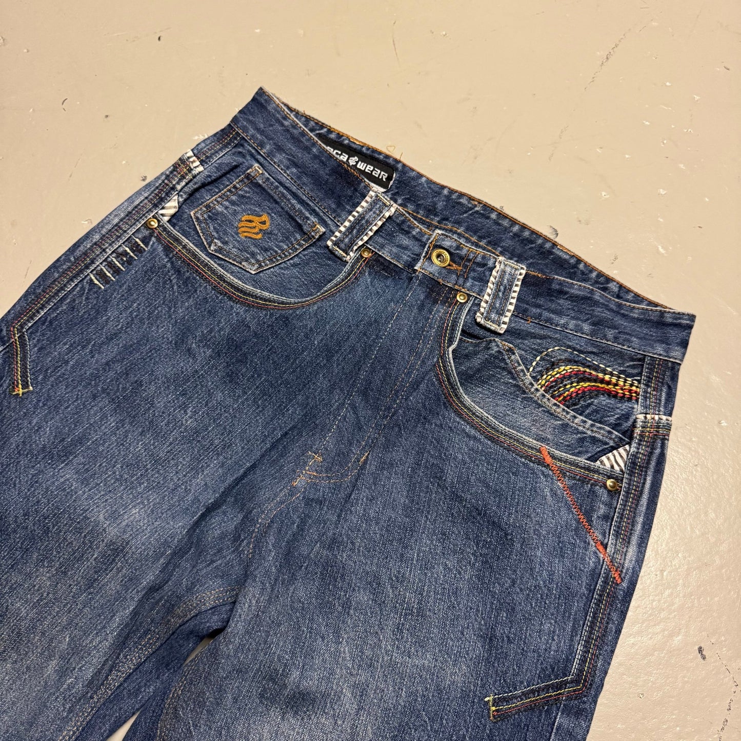 2000‘s Rocawear Hip Hop Baggy Jeans Vintage/Y2K *rare 32x34 - Lennys Vintage