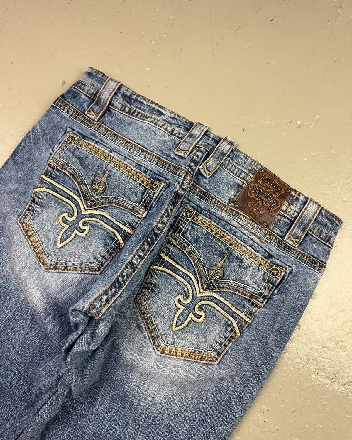 2000's Rock Revival Straight/Baggy Jeans *rare 36x30 (XL) - Lennys Vintage