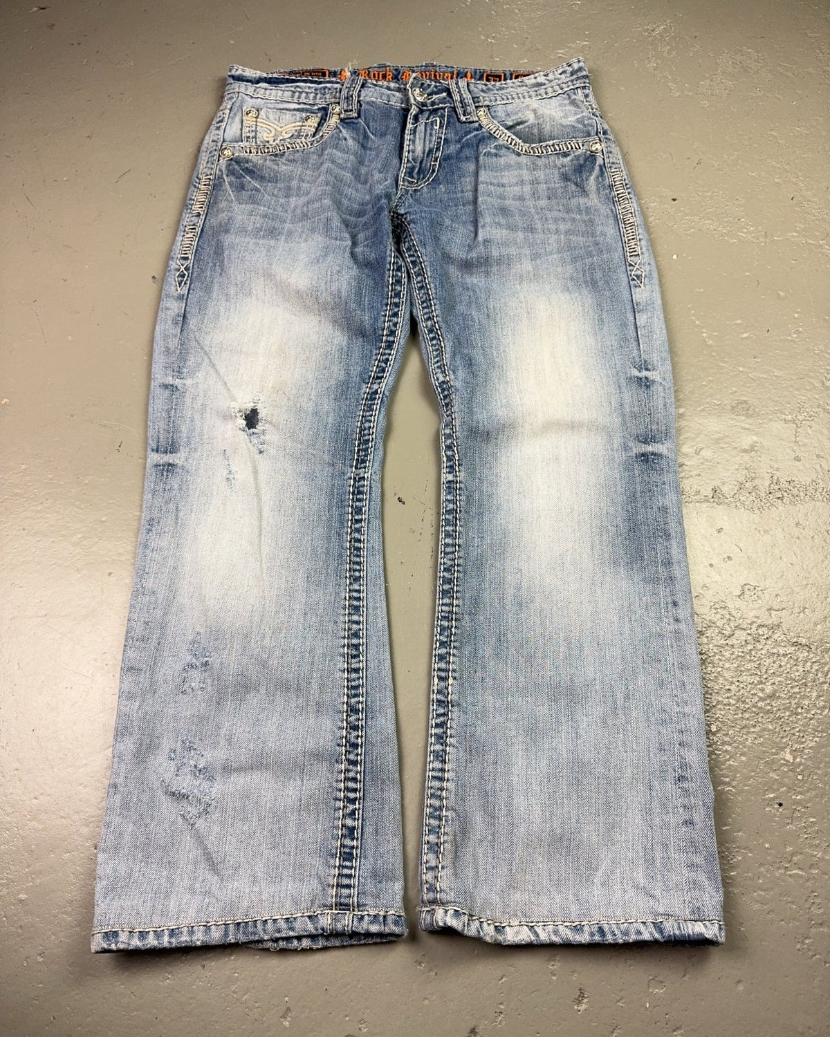 2000's Rock Revival Straight/Bootcut Jeans *rare 32x28 (M) - Lennys Vintage