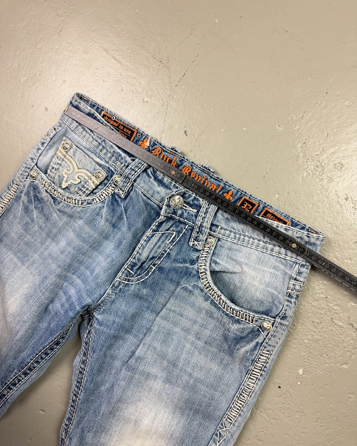 2000's Rock Revival Straight/Bootcut Jeans *rare 32x28 (M) - Lennys Vintage