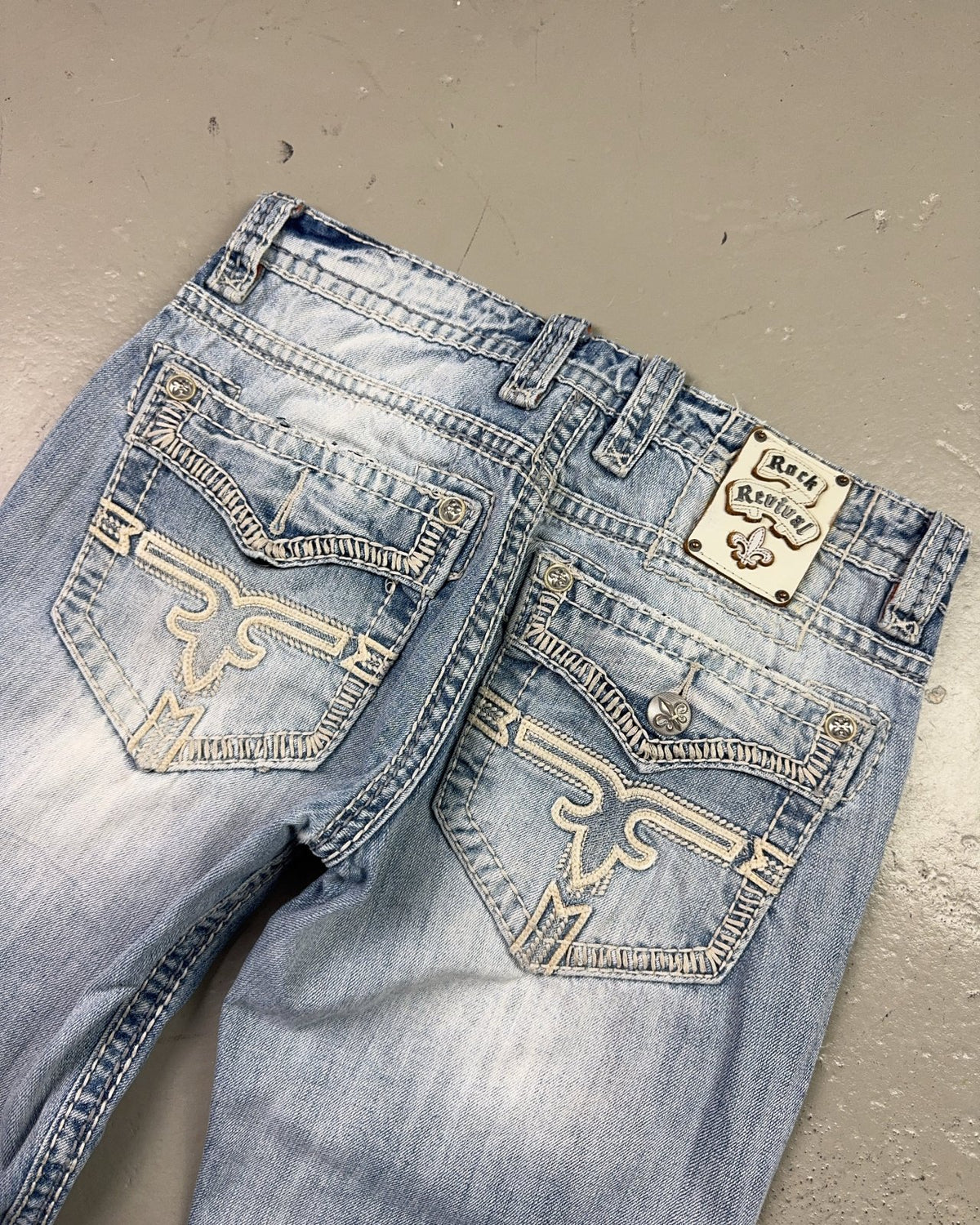 2000's Rock Revival Straight/Bootcut Jeans *rare 32x28 (M) - Lennys Vintage