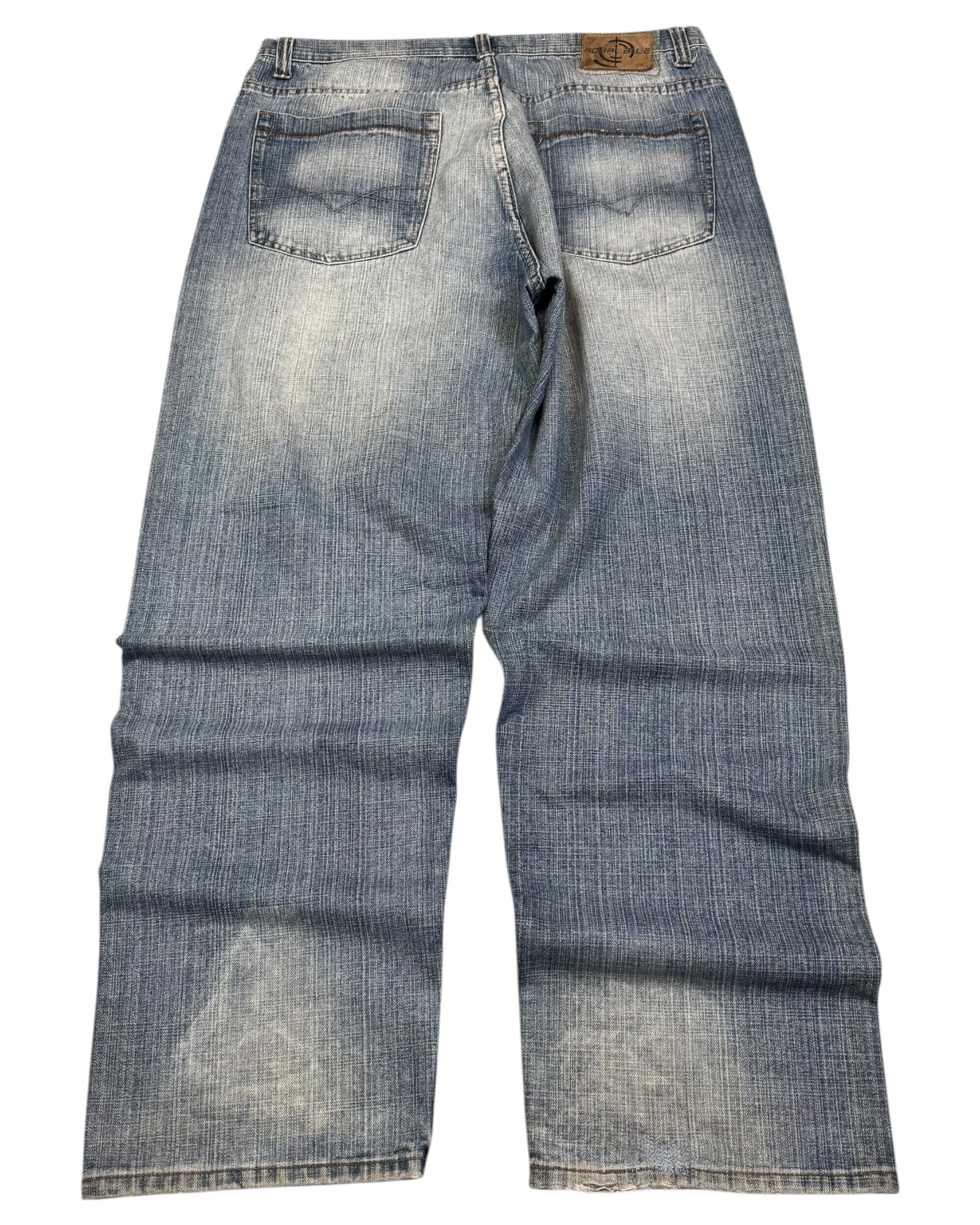 2000‘s Royal Blue Hip Hop Baggy Jeans *rare 38x34 - Lennys Vintage