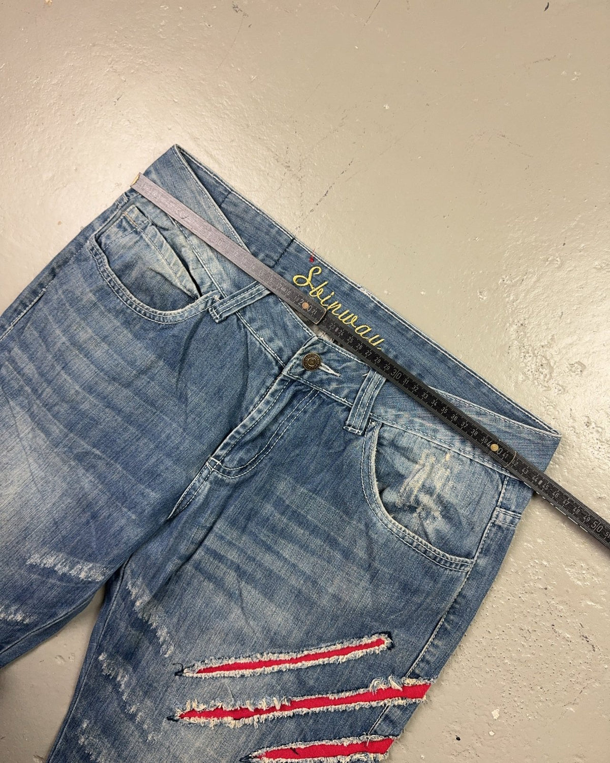 2000's Sbinway Straight/Baggy Jeans *rare 33x32 (M) - Lennys Vintage
