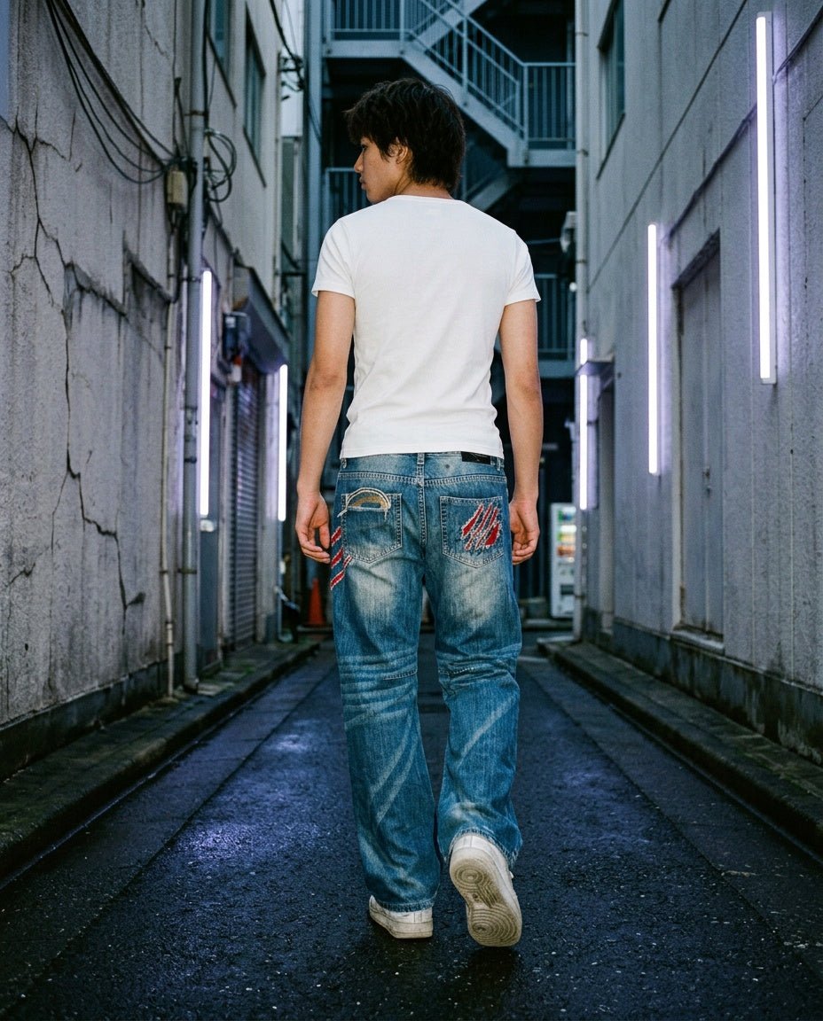2000's Sbinway Straight/Baggy Jeans *rare 33x32 (M) - Lennys Vintage