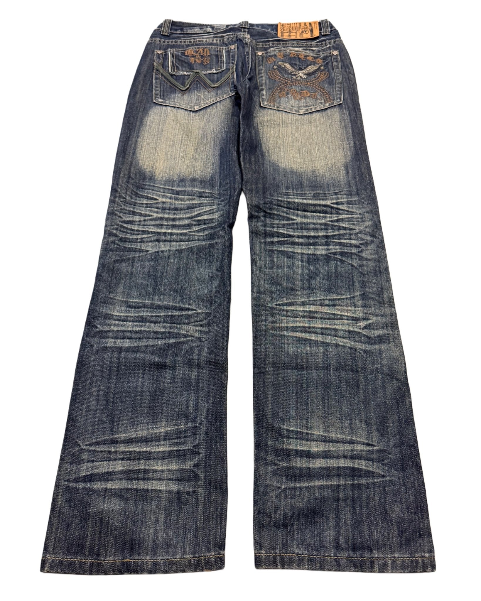 2000‘s SBQ Japanese Archive Baggy/Straight Jeans *very rare 30x31 - Lennys Vintage