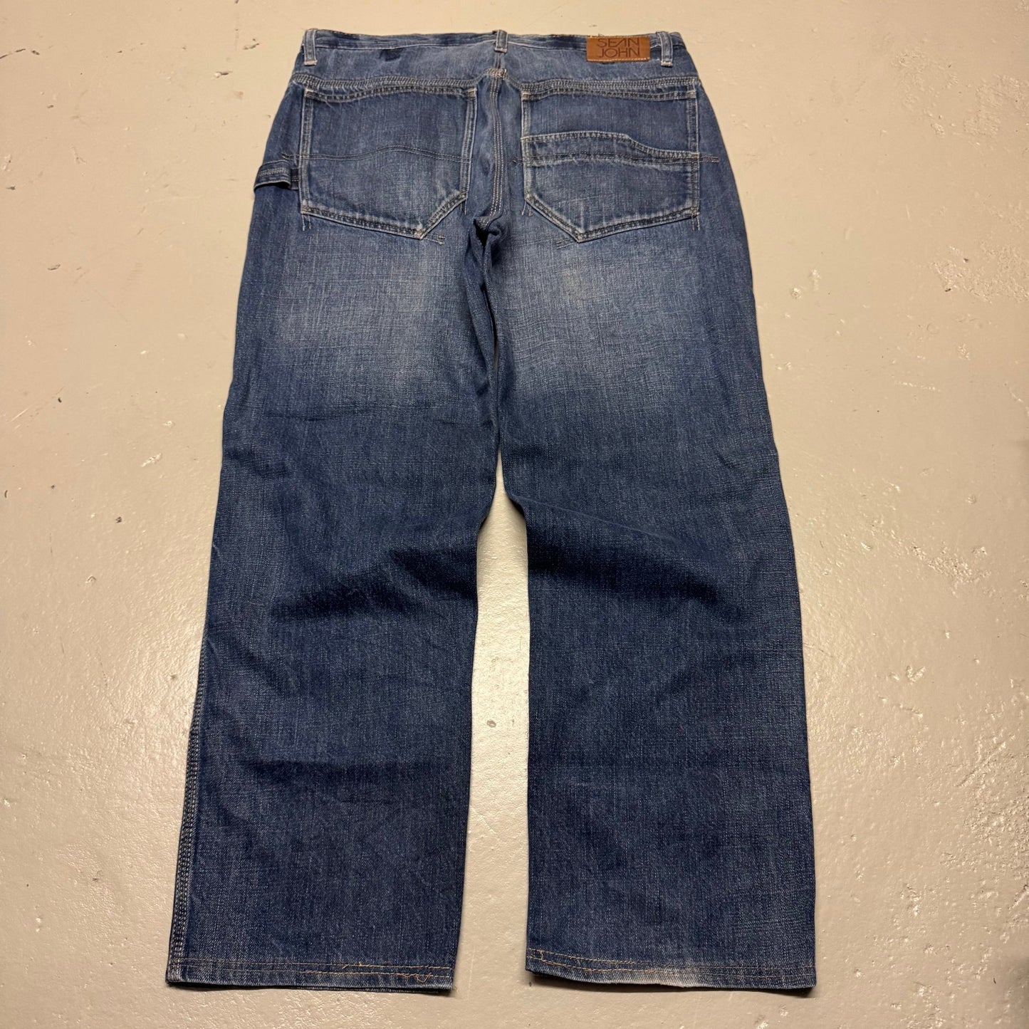 2000‘s Sean John Hip Hop Baggy Jeans 34x30 - Lennys Vintage