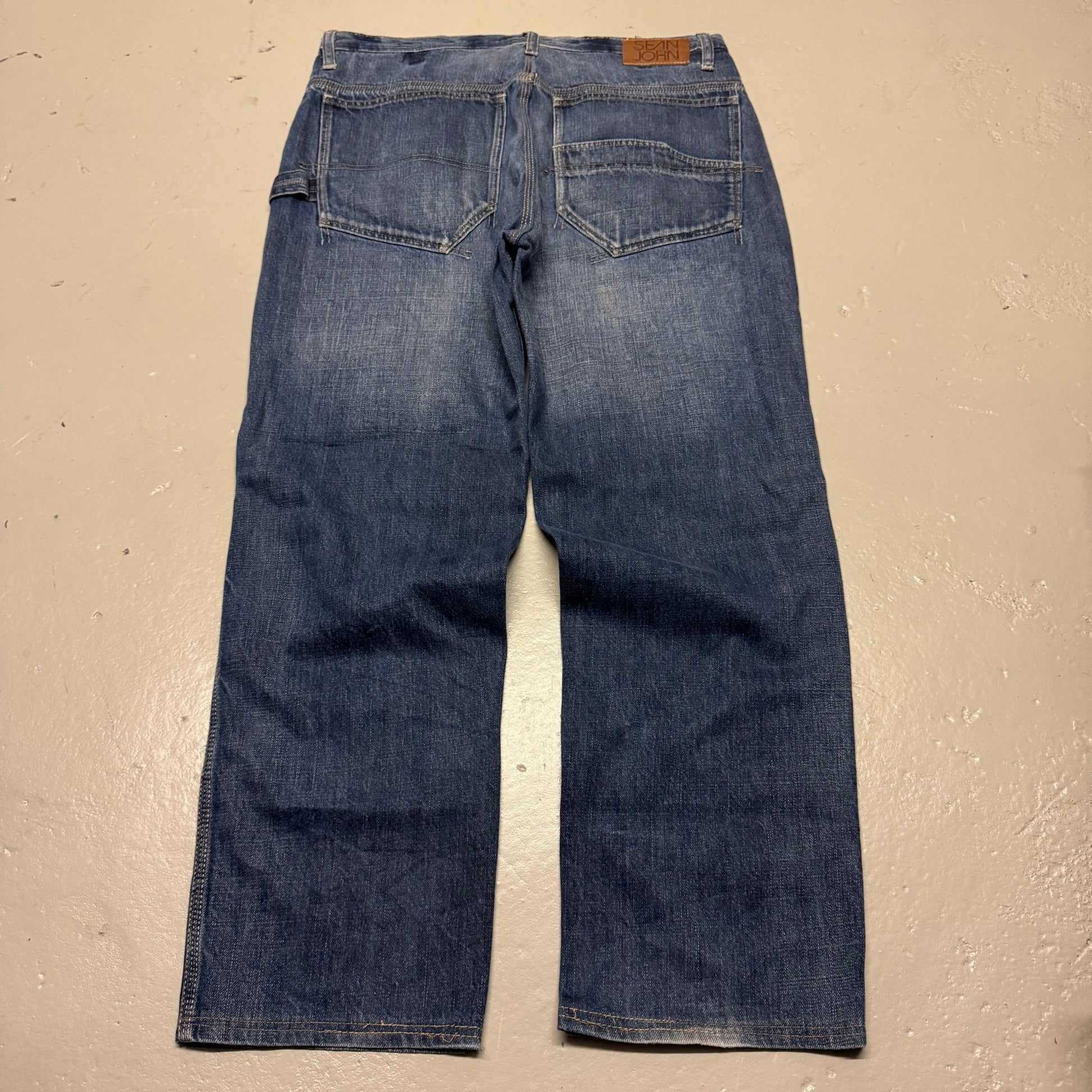 2000‘s Sean John Hip Hop Baggy Jeans 34x30 - Lennys Vintage