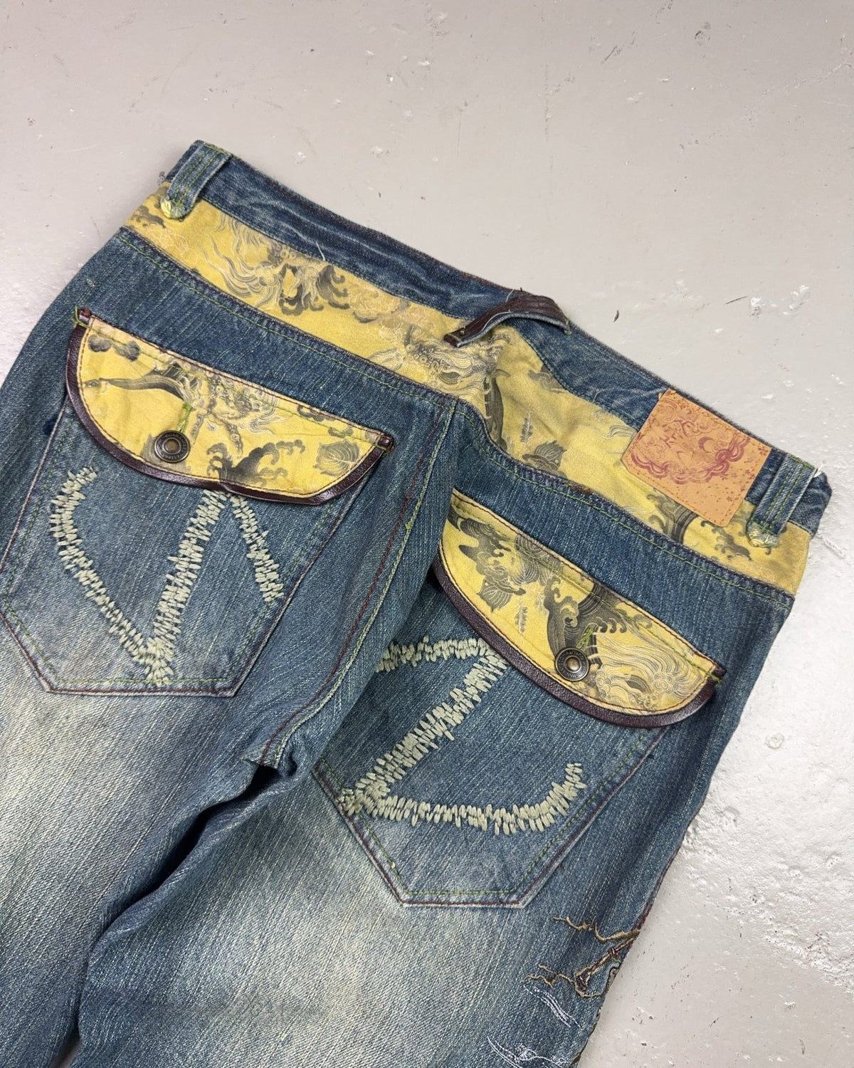 2000's Seku Japanese Archive Straight/Baggy Jeans *very rare 36x34 (XL) - Lennys Vintage