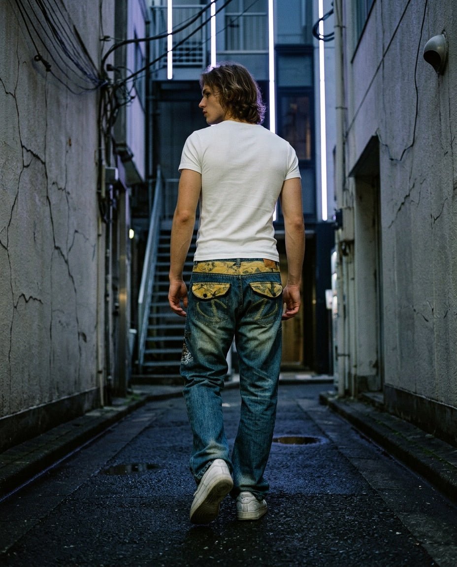 2000's Seku Japanese Archive Straight/Baggy Jeans *very rare 36x34 (XL) - Lennys Vintage