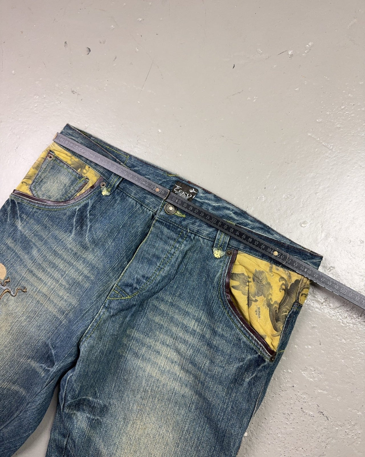 2000's Seku Japanese Archive Straight/Baggy Jeans *very rare 36x34 (XL) - Lennys Vintage