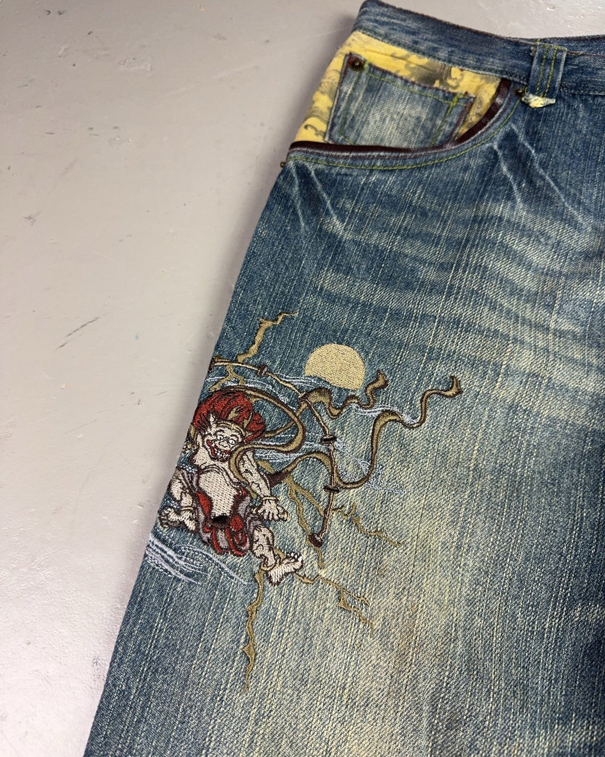 2000's Seku Japanese Archive Straight/Baggy Jeans *very rare 36x34 (XL) - Lennys Vintage