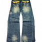 2000's Seku Japanese Archive Straight/Baggy Jeans *very rare 36x34 (XL) - Lennys Vintage