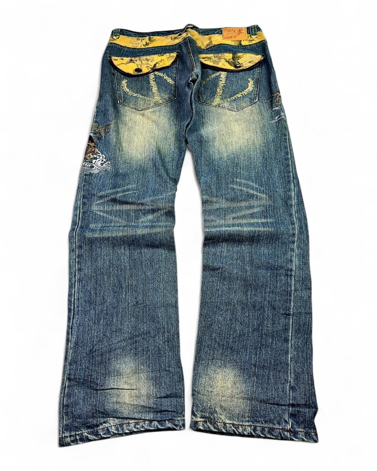 2000's Seku Japanese Archive Straight/Baggy Jeans *very rare 36x34 (XL) - Lennys Vintage