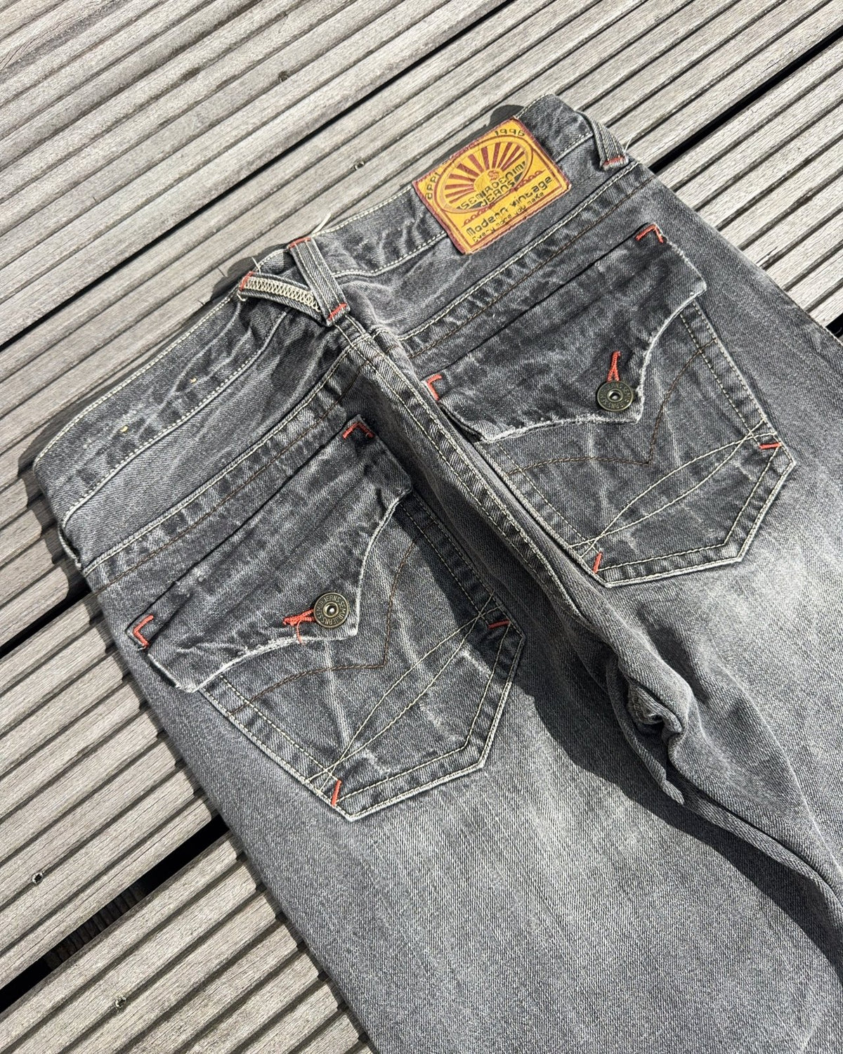 2000's Semir Japanese Archive Straight/Baggy Jeans *rare 30x32 (M) - Lennys Vintage
