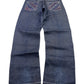 2000's Sexy Diamond Japanese Baggy Jeans *rare 35x36 (XL) - Lennys Vintage