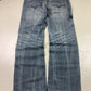 2000's Skull Japanese Baggy Jeans *rare 34x30 (L) - Lennys Vintage