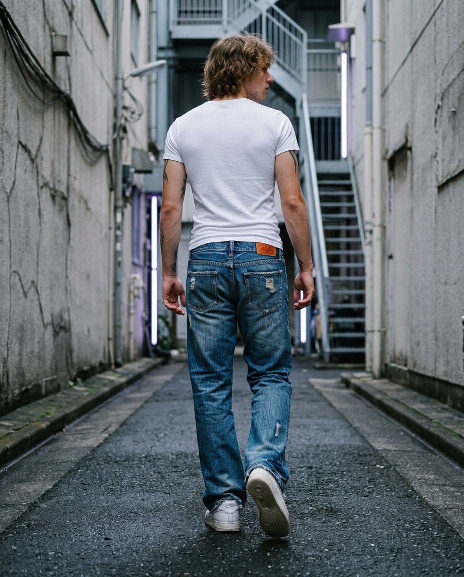 2000's Solberry Japanese Archive Straight Jeans *very rare 34x32 (L) - Lennys Vintage