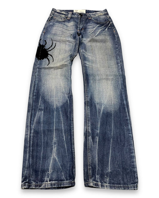 2000‘s Soocut Japanese Style Baggy/Straight Jeans *rare 28x32 - Lennys Vintage