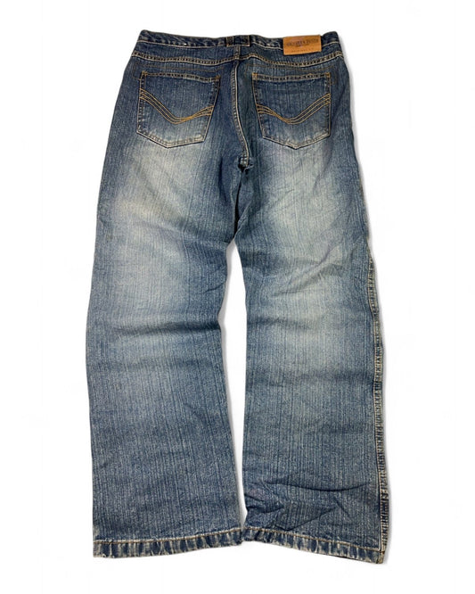 2000's Southern Denim Straight/Baggy Jeans * 34x32 (L) - Lennys Vintage