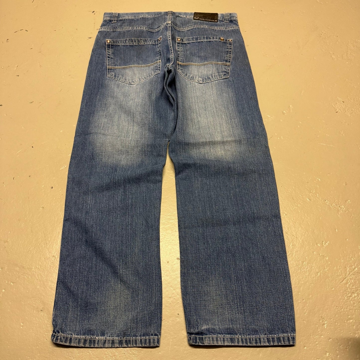 2000‘s Southpole Hip Hop Baggy Jeans 38x32 - Lennys Vintage