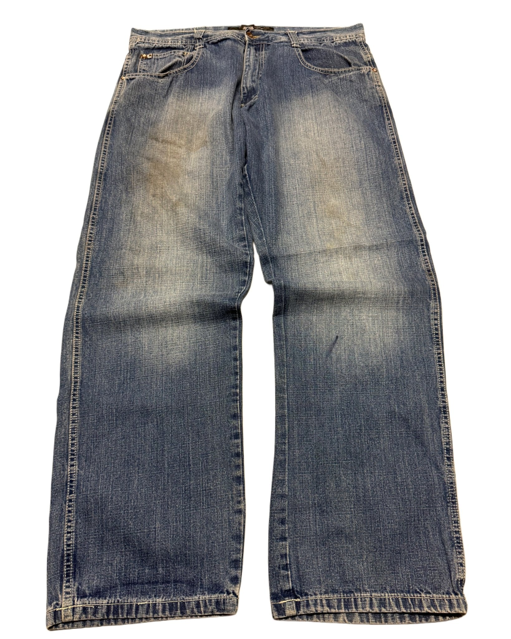 2000‘s Southpole Hip Hop Baggy Jeans 38x32 - Lennys Vintage