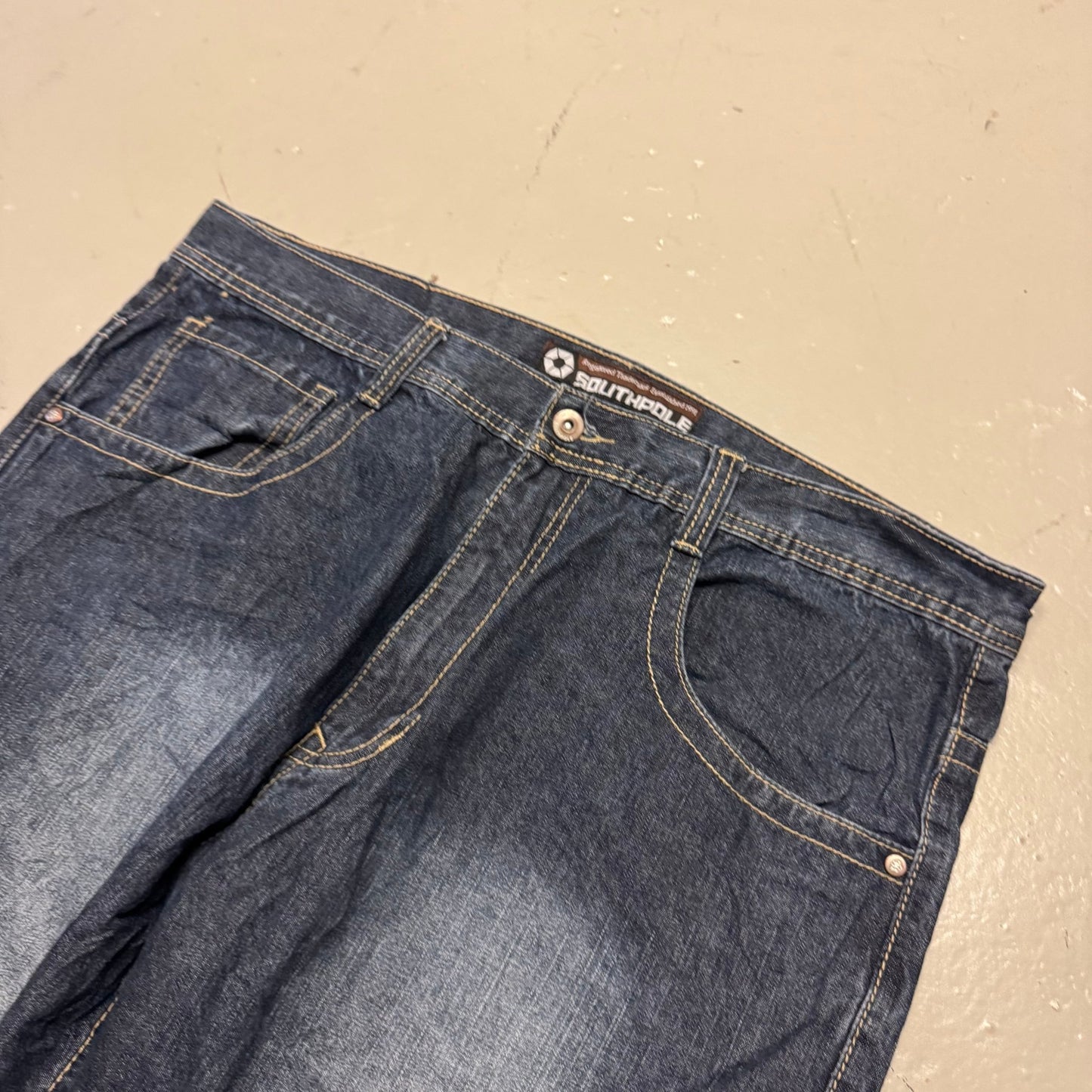 2000‘s Southpole Hip Hop Baggy Jeans *rare 38x34 - Lennys Vintage