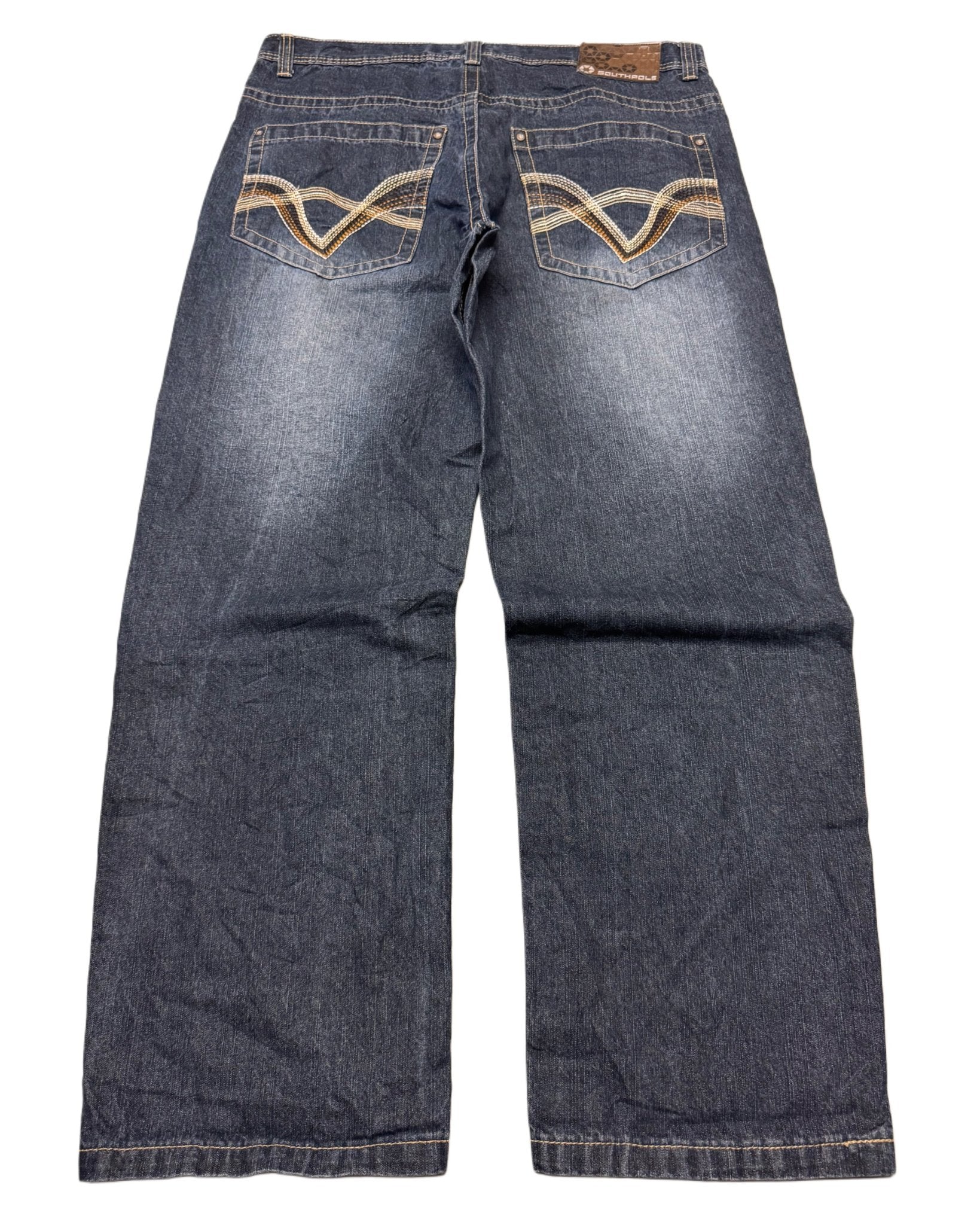 2000‘s Southpole Hip Hop Baggy Jeans *rare 38x34 - Lennys Vintage
