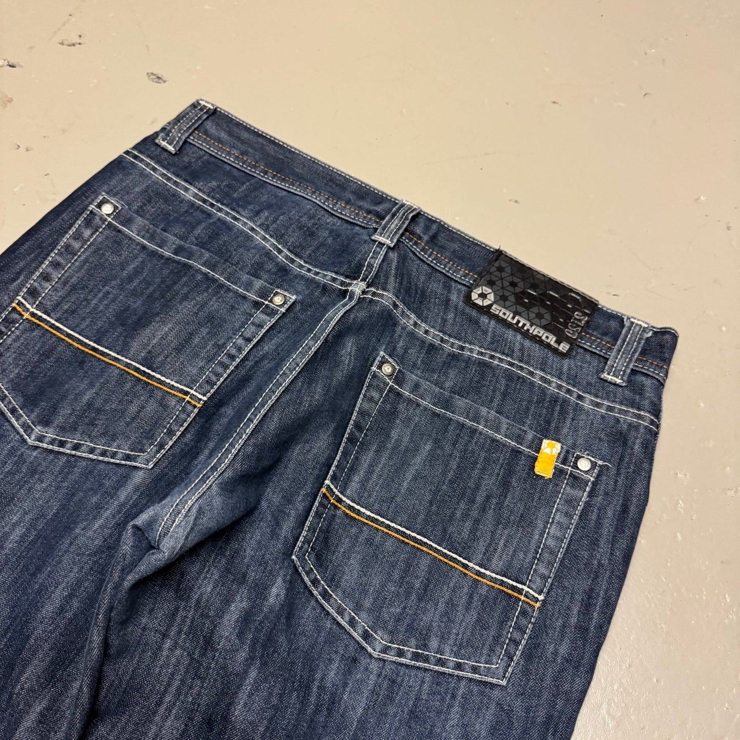 2000‘s Southpole Hip Hop Baggy/Straight Jeans 34x29 - Lennys Vintage