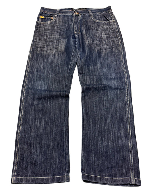 2000‘s Southpole Hip Hop Baggy/Straight Jeans 34x29 - Lennys Vintage