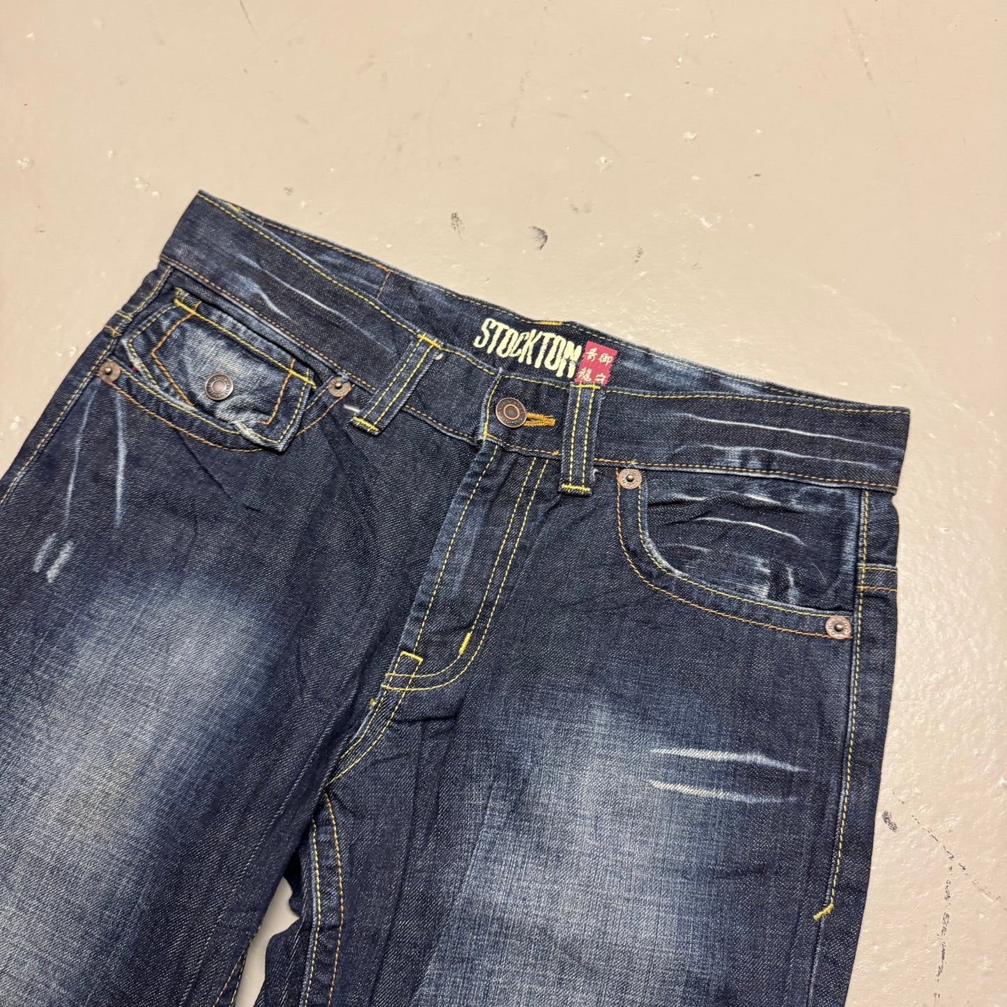 2000‘s Stockton Japanese Archive Straight Jeans *very rare 30x32 - Lennys Vintage